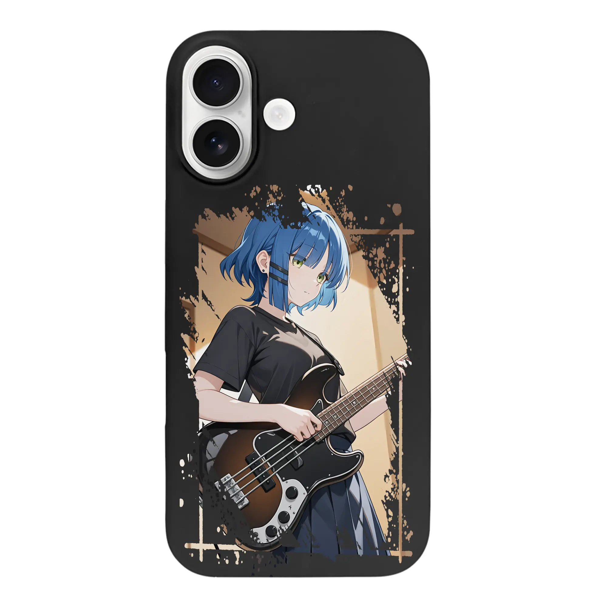 ぼっちざろっく！ グッズ,山田リョウ - iPhone 17 シリーズ シリコンケース 薄型 耐衝撃 指紋防止 ソフトタッチカバー 精密フィット 傷防止 保護ケース iPhone 17/17 Air/17 Pro/17 Pro Max 対応